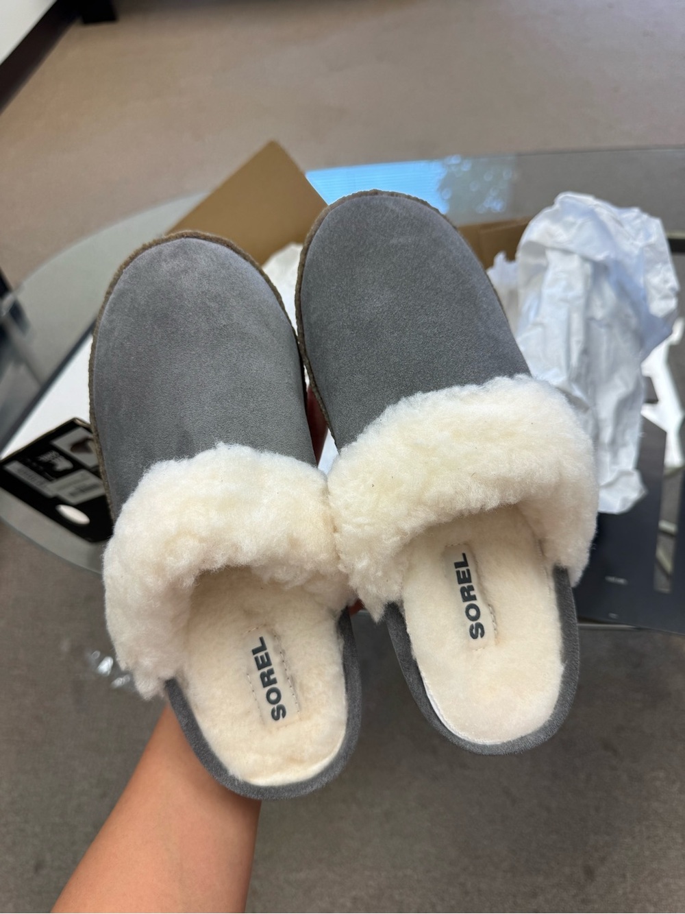 Sorel Nakiska Slide II Quarry Size 7